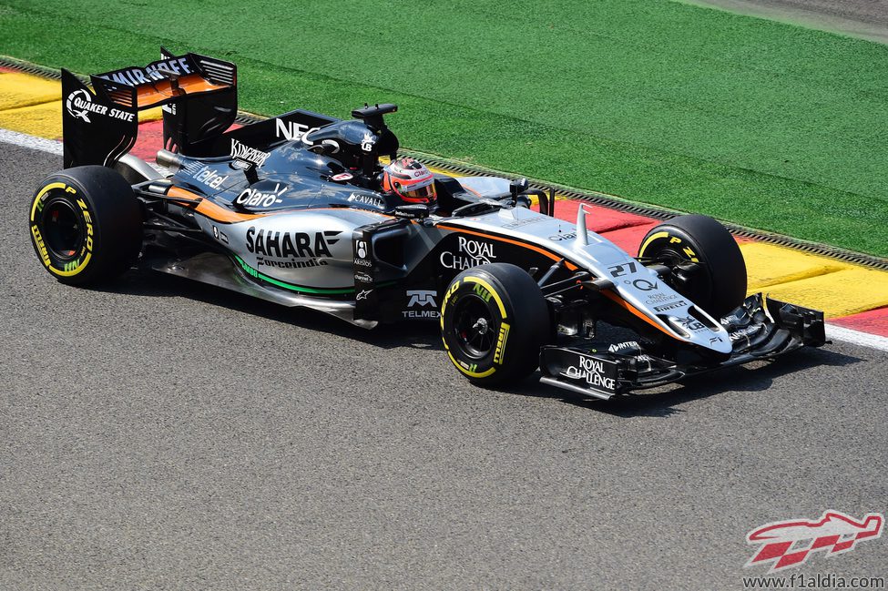 Nico Hülkenberg termina en sexta posición en la FP2 del GP de Bélgica 2015