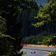 Trabajo aerodinámico para Williams en los entrenamientos