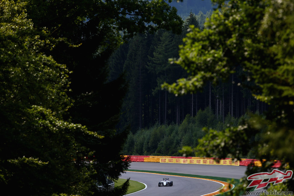 Trabajo aerodinámico para Williams en los entrenamientos