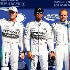 Hamilton, Rosberg y Bottas vuelan en Spa