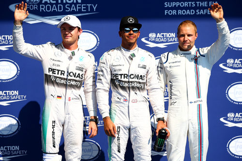 Hamilton, Rosberg y Bottas vuelan en Spa