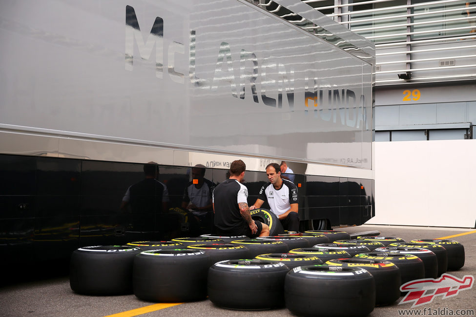 Los Pirelli en Monza