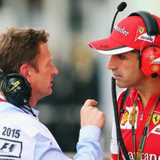 Marc Gene habla con Allan McNish