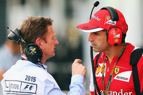 Marc Gene habla con Allan McNish