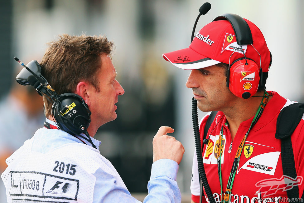 Marc Gene habla con Allan McNish