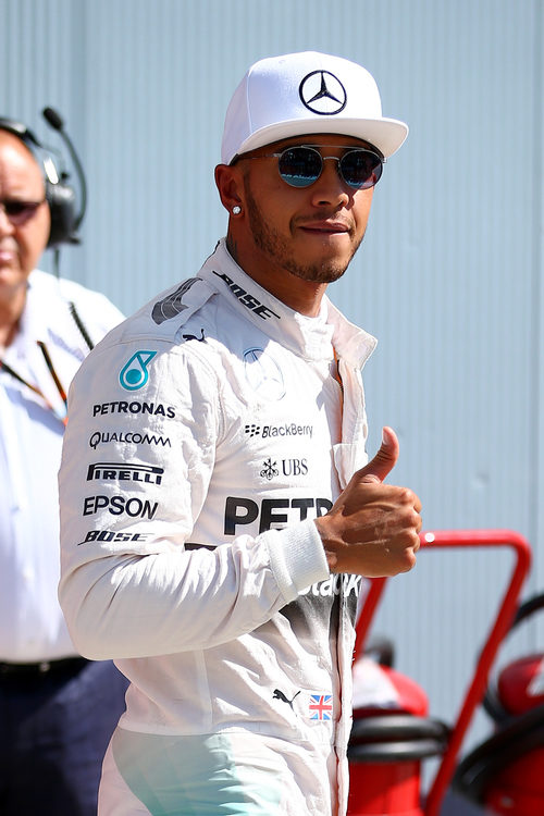 El 'ok' de Lewis Hamilton en Monza
