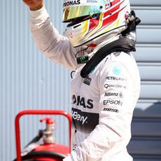 Séptima pole consecutiva para Lewis Hamilton