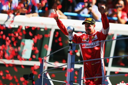 Segundo puesto para Sebastian Vettel en Italia