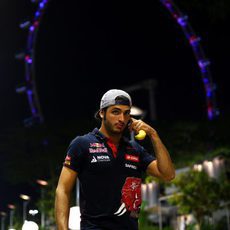 Carlos Sainz y su peculiar teléfono