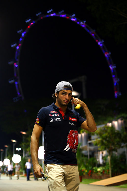 Carlos Sainz y su peculiar teléfono