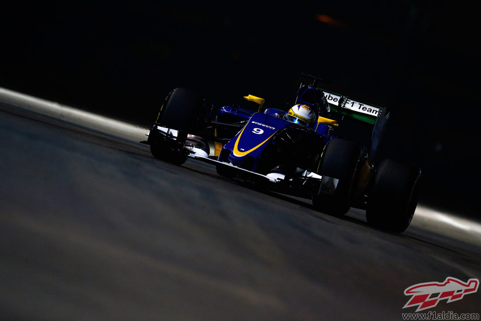 Marcus Ericsson en acción