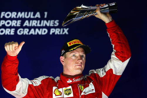 Kimi Räikkönen se queda con el tercer puesto