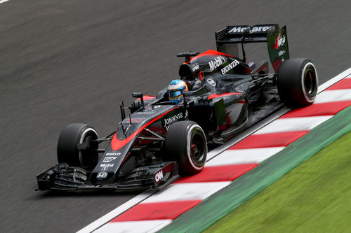 Fernando Alonso da el máximo en la clasificación del GP de Japón 2015