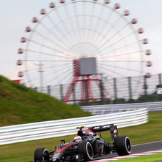 Jenson Button no es capaz de pasar a la Q2