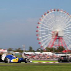 Marcus Ericsson realizando una buena actuación