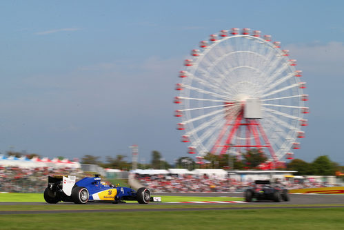 Marcus Ericsson realizando una buena actuación