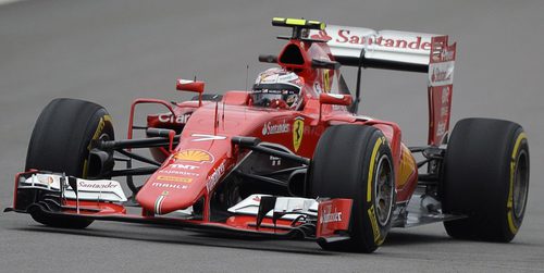 Kimi Raikkonen rodando en los L1