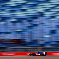 Marcus Ericsson rueda con neumáticos blandos