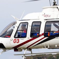 El helicóptero traslada a Carlos Sainz al hospital