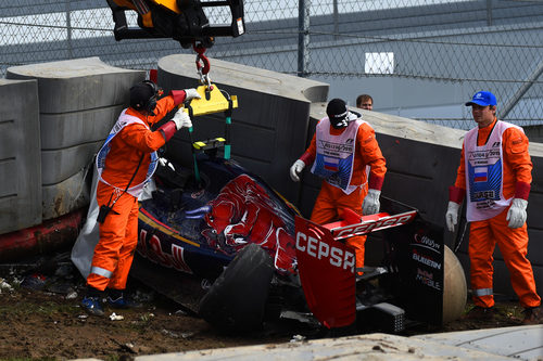 Susto en los Libres 3 con el accidente de Carlos Sainz