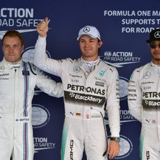 Nico Rosberg, Lewis Hamilton y Valtteri Bottas los más rápidos