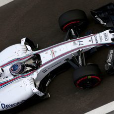 Valtteri Bottas visto desde el aire