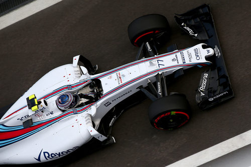 Valtteri Bottas visto desde el aire