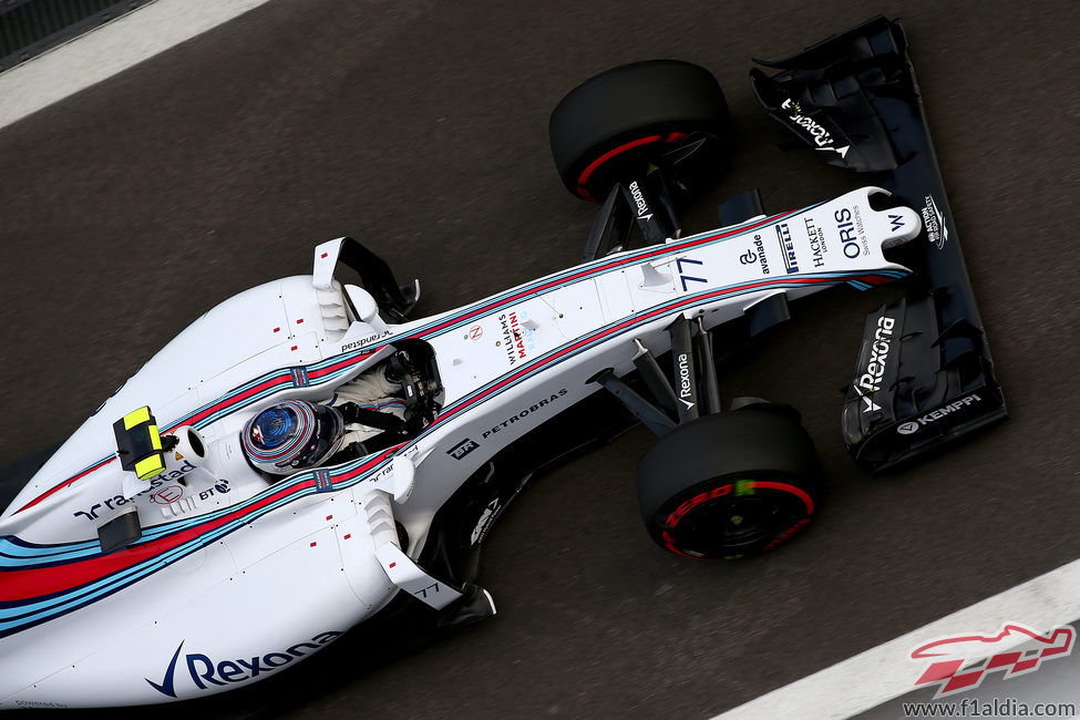 Valtteri Bottas visto desde el aire