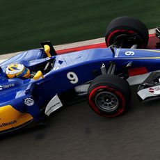 Marcus Ericsson no pudo hacer nada por no caer en la Q1