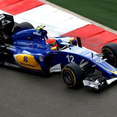 Felipe Nasr superó a su compañero de equipo en clasificacion