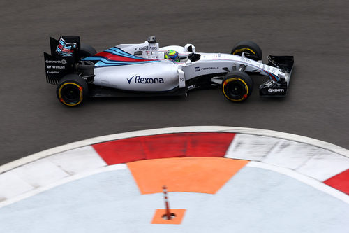 Felipe Massa durante su stint con el compuesto blando