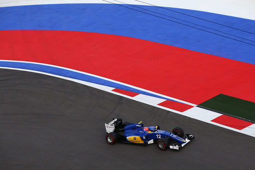 Felipe Nasr monta el superblando para el final de la carrera