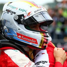 Sebastian Vettel emocionado por su segunda posición