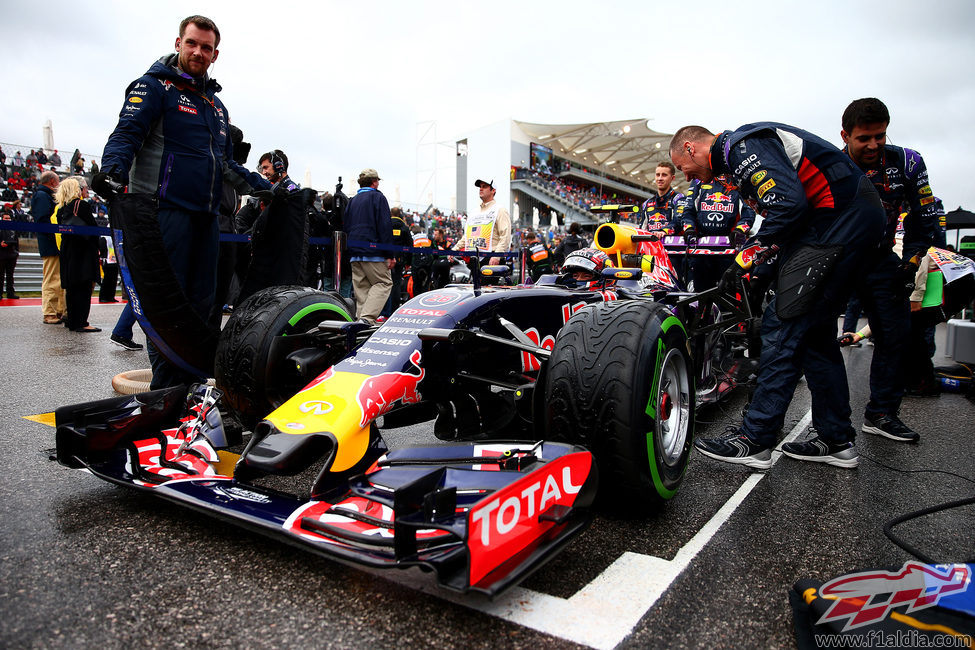 Los Red Bull se posicionaron muy bien en la parrilla de salida