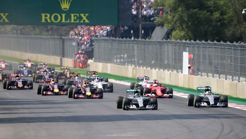 Salida del GP de México 2015