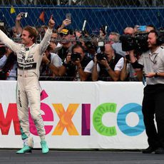 Nico Rosberg, felicidad inmensa en México