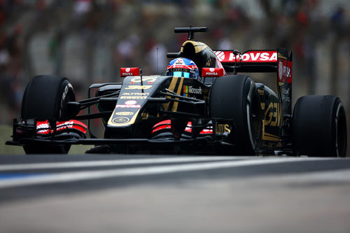 Jolyon Palmer rodando en Interlagos