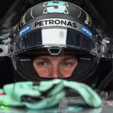 Nico Rosberg concentrado