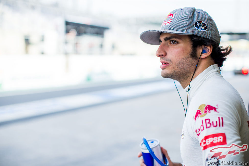 Carlos Sainz en el GP de Brasil