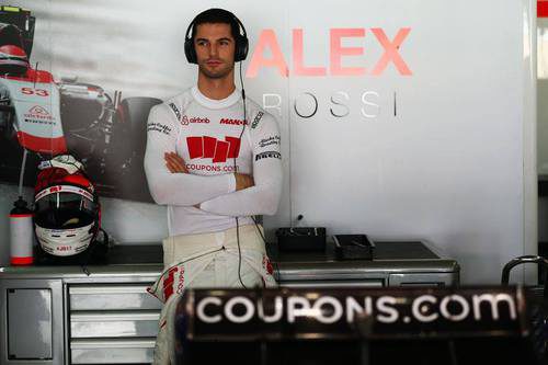 Alexander Rossi esperando que comience la clasificación