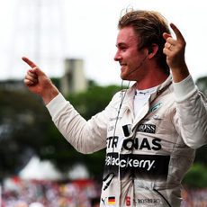 Alegría absoluta en Nico Rosberg