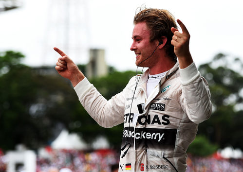 Alegría absoluta en Nico Rosberg