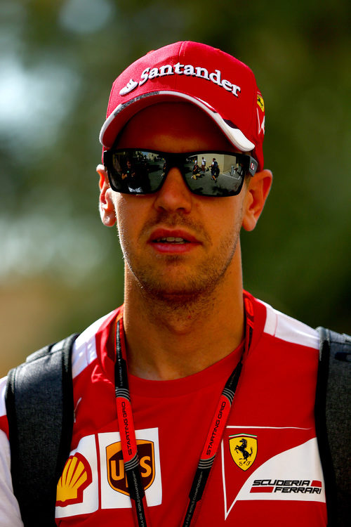 Sebastian Vettel llega a Abu Dabi