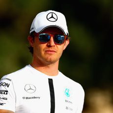 Nico Rosberg en el paddock