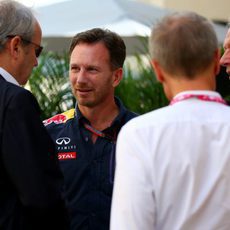 Caras conocidas de Red Bull reunidos en Yas Marina