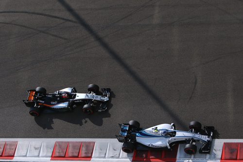 Valtteri Bottas y Nico Hülkenberg durante los L3