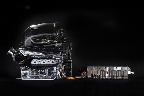 Unidad de potencia del Mercedes-Benz F1 W07 Hybrid. El PU106B Hybrid