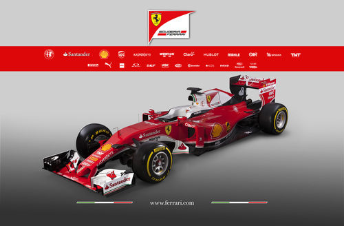 Ferrari SF16-H visión en perspectiva