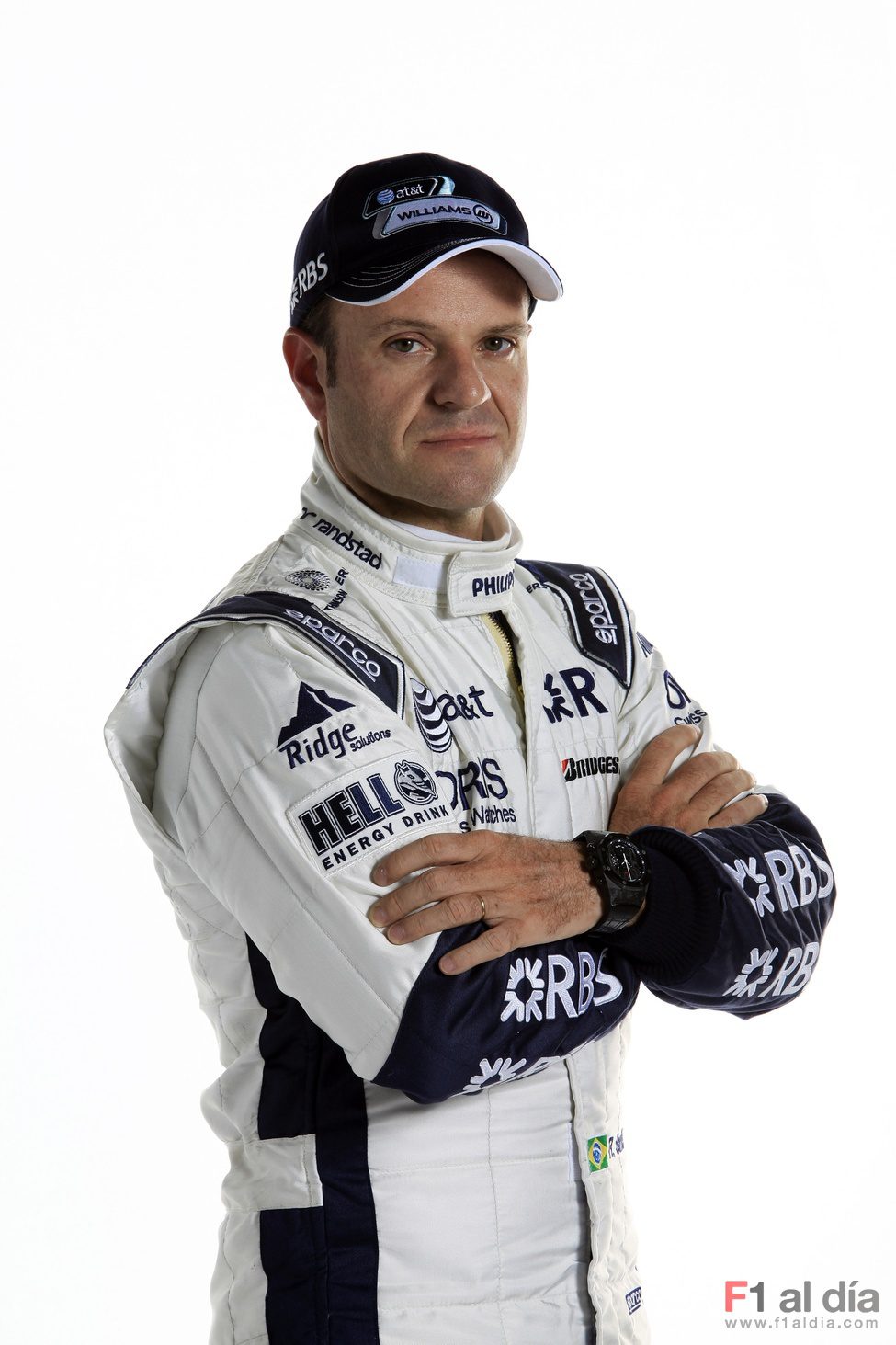 Rubens Barrichello luce sus nuevos colores