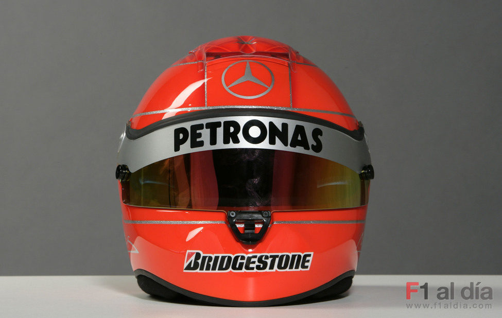 Nuevo casco de Michael Schumacher